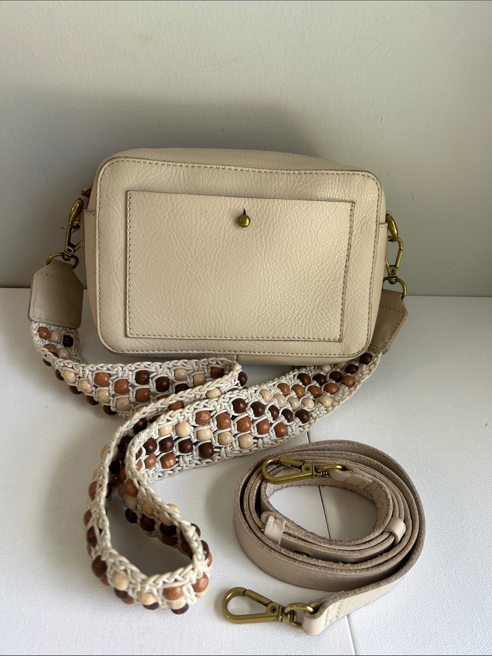 MADEWELL Transport Leather Camera Bag with 2 Straps
